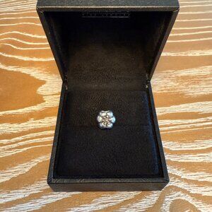Authentic Pandora Two-Tone Flower Charm